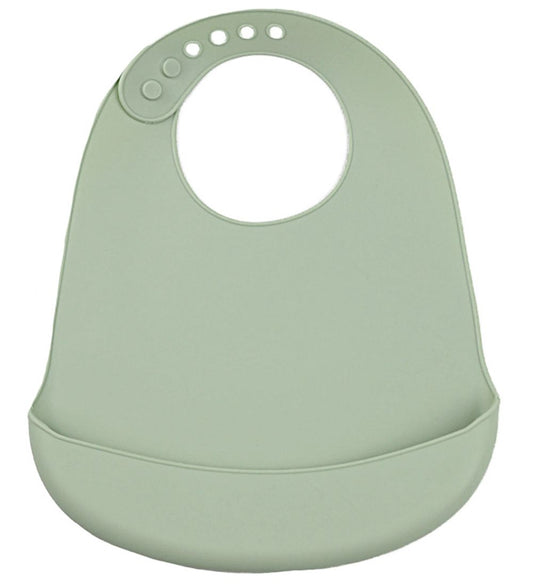Tiny Tot Slabbetjes - Silicone - Dusty Groen - Tiny Tot - OneSize - Slabbetjes