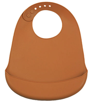 Tiny Tot Slabbetjes - Silicone - Oker - Tiny Tot - OneSize - Slabbetjes