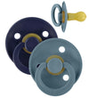 BIBS Colour Fopspenen - Maat 2 - 2-pack - Rond - Deep Space/Petr - BIBS - 6-18 mnd - Fopspenen