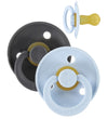 BIBS Colour Fopspenen - Maat 3 - 2-pack - Rond - Iron/Baby Blue - BIBS - 18+ mnd - Fopspenen