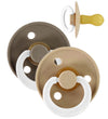 BIBS Colour Gloeiende spenen - Maat 2 - 2-pack - Rond - Vanilla/ - BIBS - 6-18 mnd - Fopspenen