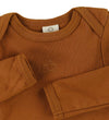 Smallstuff Romper l/s - Maple Siroop m. Ster - Smallstuff - 68 - Rompers Lange Mouw
