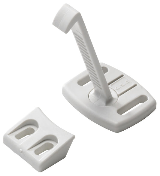 BabyDan Kinderveiligheid - Opberglade-/Kastslot - 4 st. - Wit - BabyDan - OneSize - Sloten