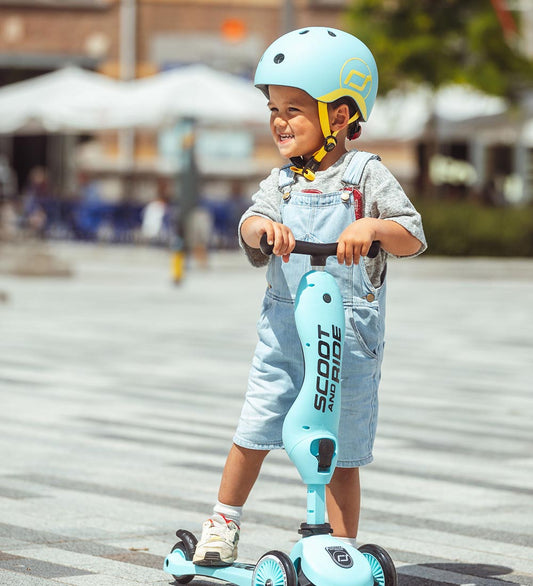 Scoot and Ride Fietshelm - Blueberry - Scoot and Ride - 45-51 cm - Fietshelmen
