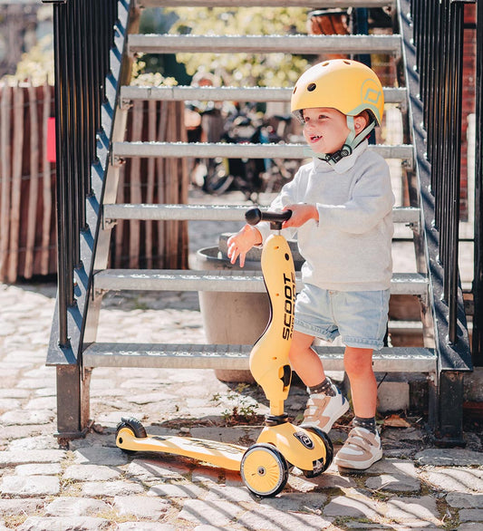 Scoot and Ride Fietshelm - Lemon - Scoot and Ride - 45-51 cm - Fietshelmen