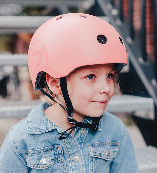 Scoot and Ride Fietshelm - Peach - Scoot and Ride - 51-55 cm - Fietshelmen