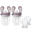 KidsMe Food Feeder Starter Pakket - M/l - Plum - KidsMe - OneSize - Food Feeders