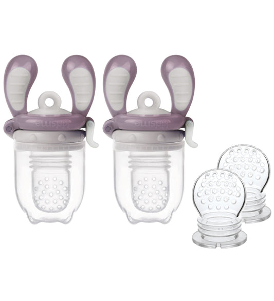 KidsMe Food Feeder Starter Pakket - M/l - Plum - KidsMe - OneSize - Food Feeders