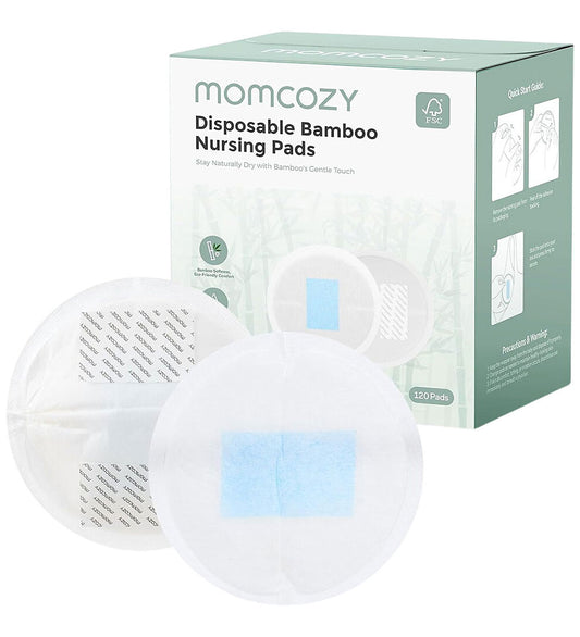 Momcozy Borstvoedingspads - Bamboe - 120 st. - Momcozy - OneSize - Borstvoedingspads