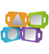 Edushape Spiegel m. Handvat - 4 stk - Edushape - OneSize - Activiteitenspeelgoed
