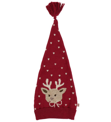Hust and Claire Kerstmuts - Gebreid - HFCiliz - Bambi - Theebes - Hust and Claire - 0-1 jaar (50-80) - Kerstmutsen