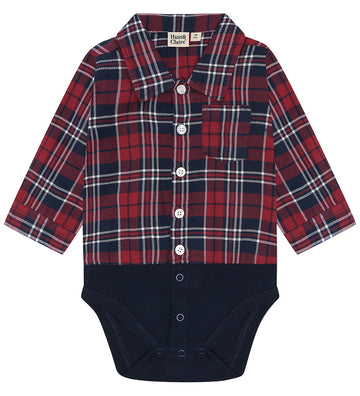 Hust and Claire Hemdromper l/s - HCBettil - Joy - Meer Navy - Hust and Claire - 1½ jaar (86) - Rompers Lange Mouw
