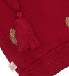 Hust and Claire Kerstmuts - Gebreid - HCFiliz - Hearty - Teaberr - Hust and Claire - 6-10 jaar (116-140) - Kerstmutsen