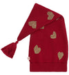 Hust and Claire Kerstmuts - Gebreid - HCFiliz - Hearty - Teaberr - Hust and Claire - 6-10 jaar (116-140) - Kerstmutsen