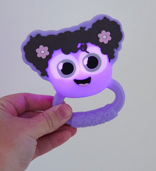 Glo Pals Ramelaar m. Licht - Purple - Glo Pals - OneSize - Ramelaren