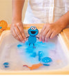 Glo Pals Figuur/Sensorische Kubussen m. Licht - Cookie Monster - - Glo Pals - OneSize - Badspeelgoed