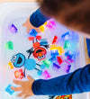 Glo Pals Figuur/Sensorische Kubussen m. Licht - Cookie Monster - - Glo Pals - OneSize - Badspeelgoed