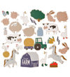 Liewood Magneten - Vento Farmlife Magneten - Farmlife/Sandy - Liewood - OneSize - Magnetisch speelgoed
