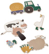 Liewood Magneten - Vento Farmlife Magneten - Farmlife/Sandy - Liewood - OneSize - Magnetisch speelgoed