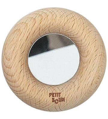 Petit Boum Sensorisch speelgoed - Hout Donut - Spiegel - Petit Boum - OneSize - Activiteitenspeelgoed