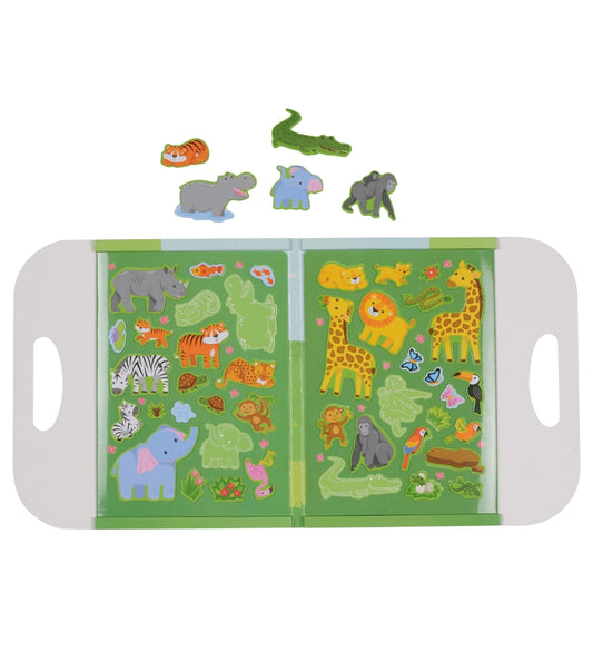 Tiger Tribe Magneetboek - Magna Carry - In The Jungle - Tiger Tribe - OneSize - Magnetisch speelgoed