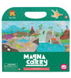 Tiger Tribe Magneetboek - Magna Carry - Dino World - Tiger Tribe - OneSize - Magnetisch speelgoed