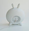 Rabbit & Friends Wekker m. Licht - 20x15x6 cm - Wake Omhoog - Bl - Rabbit & Friends - OneSize - Nachtlampen