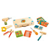 Djeco Gereedschapskist - Hout - Super Bricolo - Klusjesman - Djeco - OneSize - Gereedschap