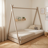 Peuterbed Colorfull Home 70x140 Vloerbed Tipi Sand