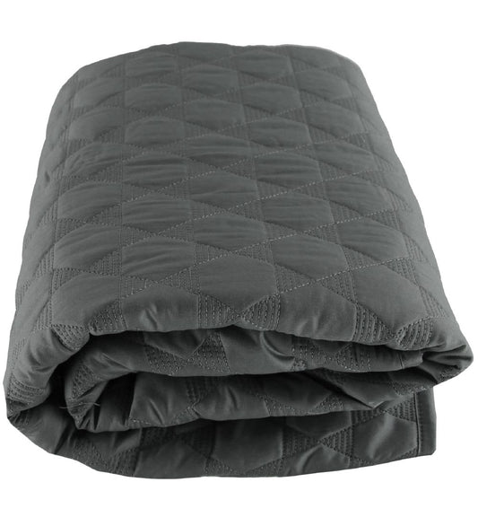 Smallstuff Speelmat - 100x100 - Gewatteerd Antraciet Grijs m. st - Smallstuff - OneSize - Speelmaten