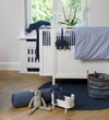 Smallstuff Speelmat - 100x100 - Gewatteerd Staalblauw m. Sterren - Smallstuff - OneSize - Speelmaten