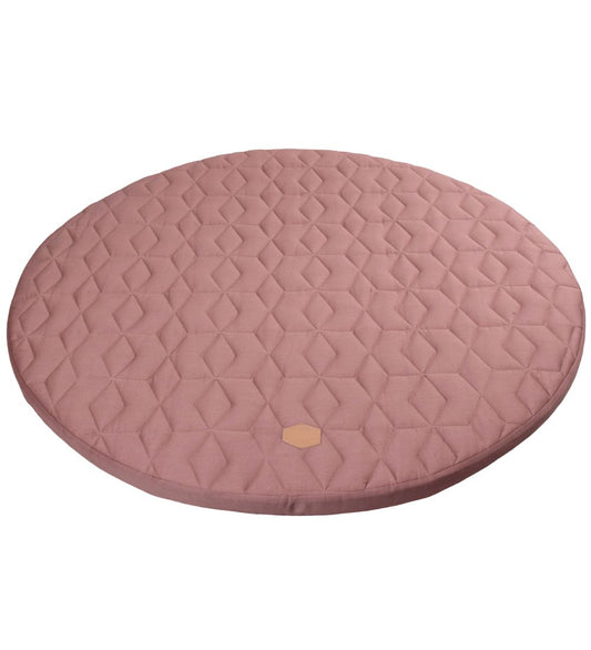 Filibabba Speelmat - Gewatteerd - Ø 90 cm - Wild Rose - Filibabba - OneSize - Speelmaten