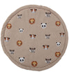 Bloomingville Speelmat - Ø: 100 cm - Miko - Bruin - Bloomingville - OneSize - Speelmaten