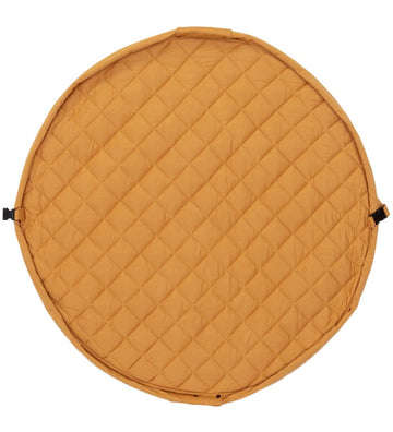 Play&Go Speelmat - Ø120 - Soft Organic - Mustard Chai-thee - Play&Go - OneSize - Speelmaten