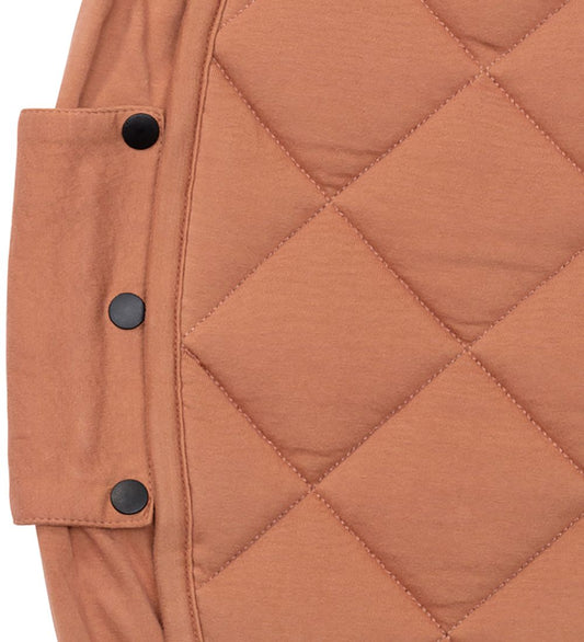 Play&Go Speelmat - Ø120 - Soft Organic - Geelbruin Brown - Play&Go - OneSize - Speelmaten
