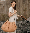 Play&Go Speelmat - Ø120 - Soft Organic - Geelbruin Brown - Play&Go - OneSize - Speelmaten