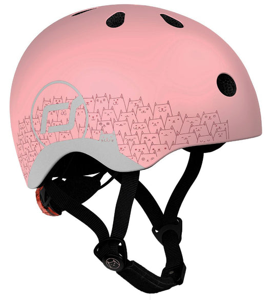 Scoot and Ride Fietshelm - Reflective Rose - Scoot and Ride - 45-51 cm - Fietshelmen