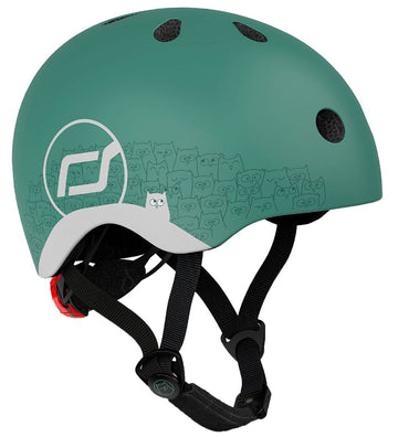 Scoot and Ride Fietshelm - Reflecterend Bos - Scoot and Ride - 45-51 cm - Fietshelmen