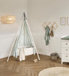 Leander Classic Vugge m. Madras - 83x50x30 cm - Wit - Leander - OneSize - Wiegen