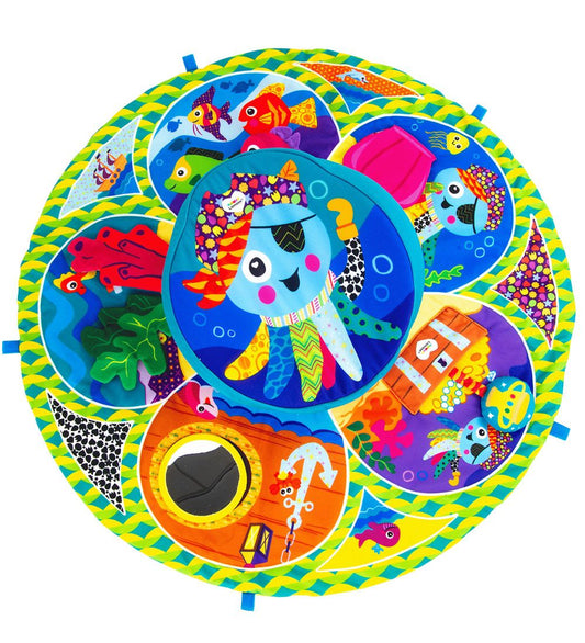 Lamaze Speelkleed - Spin & Exlopre - Kapitein Calamari - Lamaze - OneSize - Speelkleden