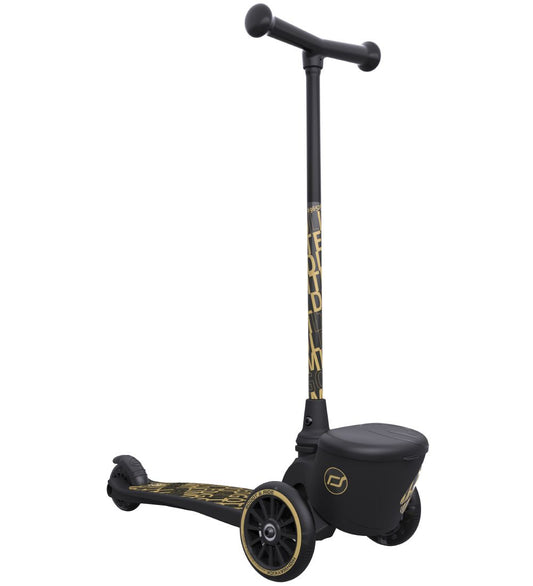 Scoot and Ride Highway Kick 2 Levensstijl - Black/Gold - Scoot and Ride - OneSize - Steps