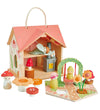 Tender Leaf Houten Speelgoed - Poppenhuis - Rosewood Cottage - Tender Leaf - OneSize - Poppenhuizen