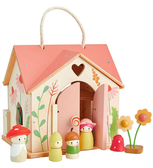 Tender Leaf Houten Speelgoed - Poppenhuis - Rosewood Cottage - Tender Leaf - OneSize - Poppenhuizen