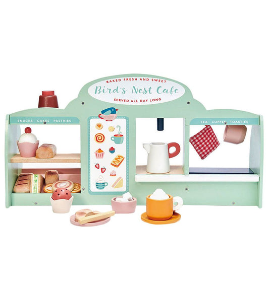 Tender Leaf Houten Speelgoed - Café-Set - Tender Leaf - OneSize - Speelkeukens