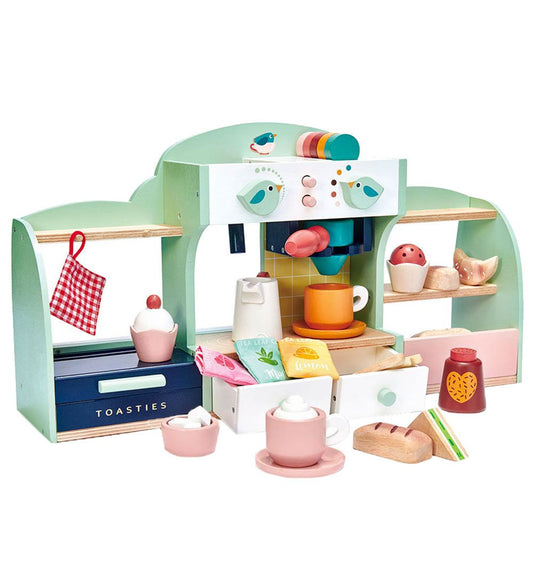 Tender Leaf Houten Speelgoed - Café-Set - Tender Leaf - OneSize - Speelkeukens