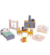Aanbesteding Leaf Houten Speelgoed - Poppenhuis Met Meubels - Tender Leaf - OneSize - Poppenhuizen