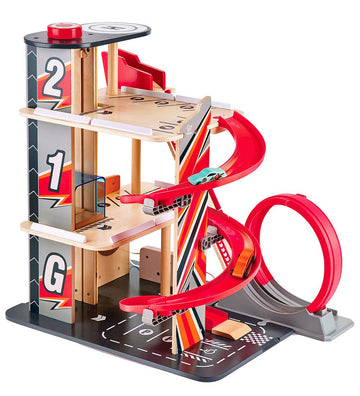 Hape Garage - Gearhead Stunt Garage - Hape - OneSize - Racebanen