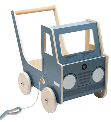 Smallstuff Loopwagen - Vrachtwagen - Blauw - Smallstuff - OneSize - Loopwagens