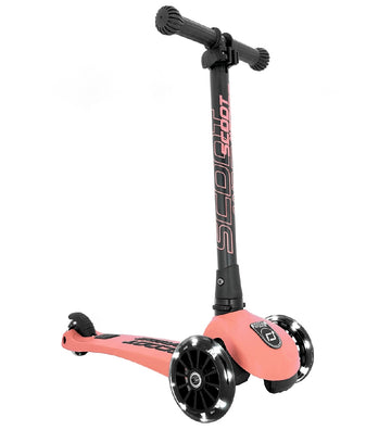 Scoot and Ride Highway Kick 3 - LED - Peach - Scoot and Ride - OneSize - Steps