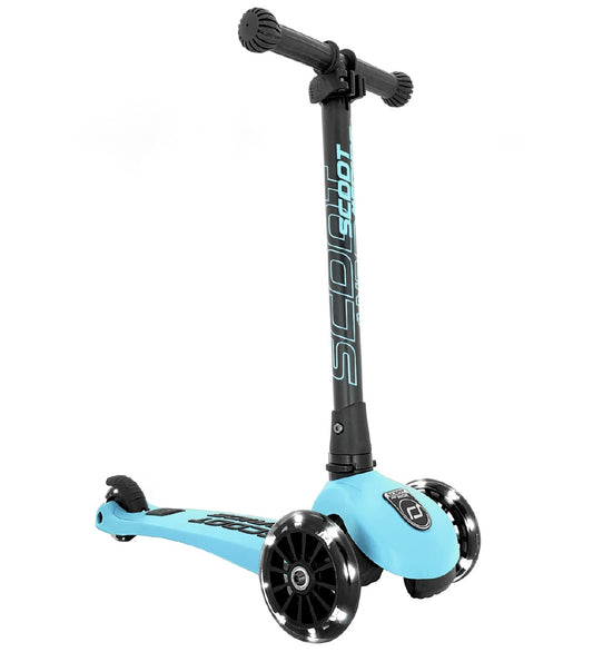 Scoot and Ride Highway Kick 3 - LED - Blueberry - Scoot and Ride - OneSize - Steps